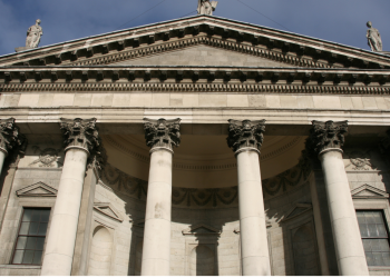 Close up of Dublin High Court